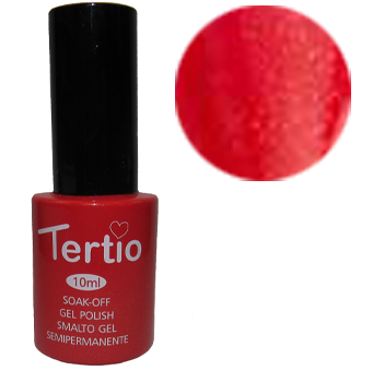 TERTIO гель - лак No 087 (червоний з мікроблеком) 10 мл Київ - фото 1