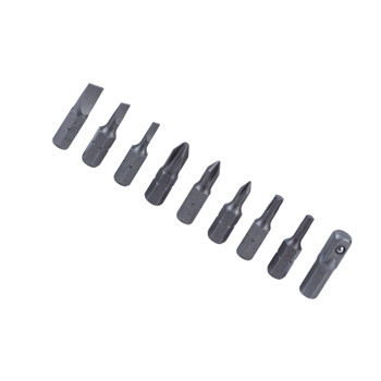 Викрутка з бітами та головками 1/4" 13 шт CrV тріскаточна, Т-подібна ручка (блістер) Мукачево - фото 8