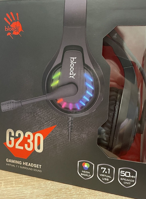 Нова ігрова гарнітура Bloody G230. Київ - фото 2