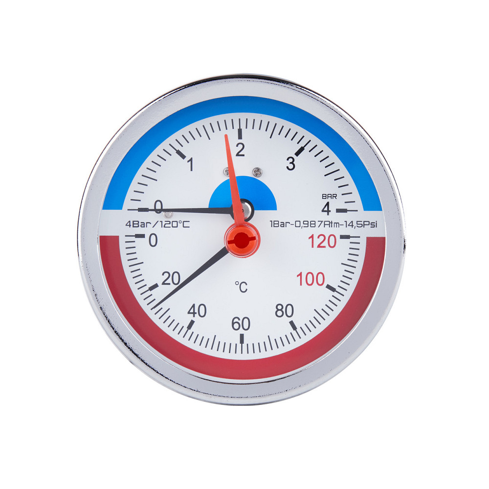 Термоманометр Thermo Alliance Standart 80 мм 1/2", заднє під'єднання SD1734B Київ - фото 10