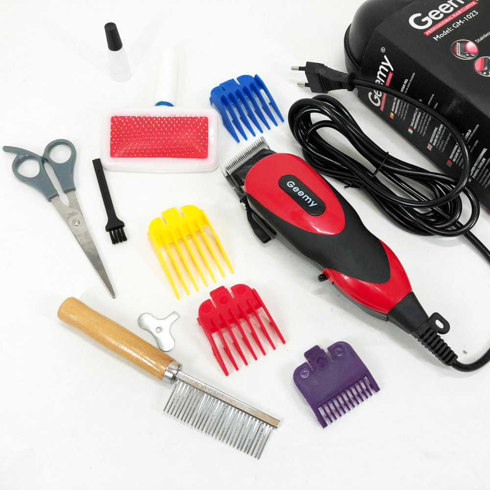 Машинка для стрижки тварин Gemei, Грумінг котів, Машинка-тример для стрижки домашніх тварин WI-83 Львів - фото 15