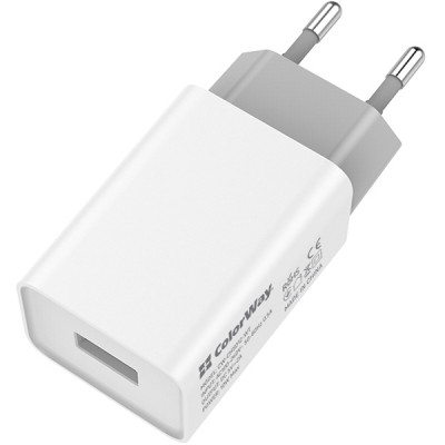 Зарядное устройство ColorWay 1USB AUTO ID 2A (10W) (CW-CHS012-WT) Винница - изображение 3