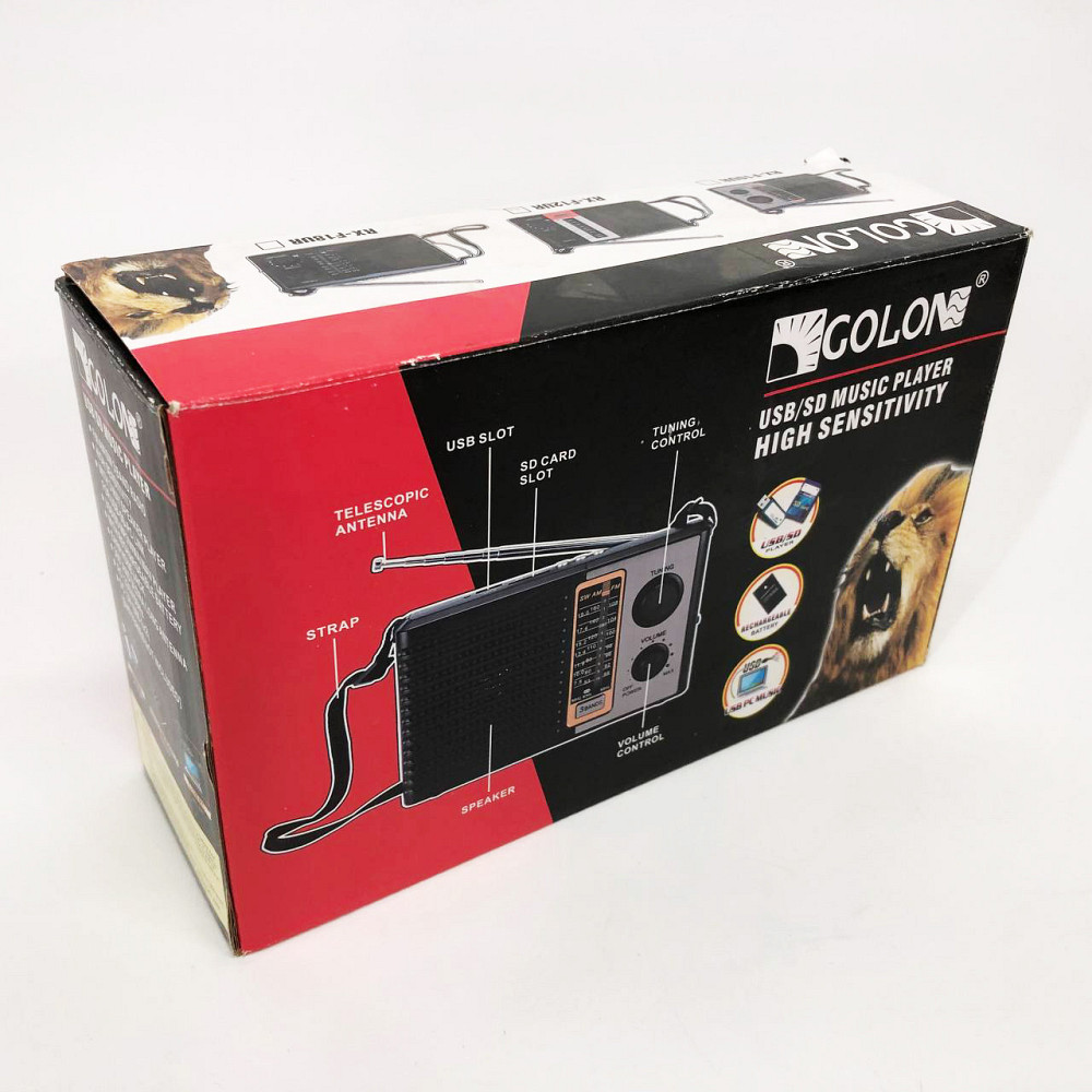 Радиоприемник от сети 220 GOLON RX F12 AM/FM/SW, Радио фм прямой UX-401 эфир, FM-радиоприемник Киев - изображение 3