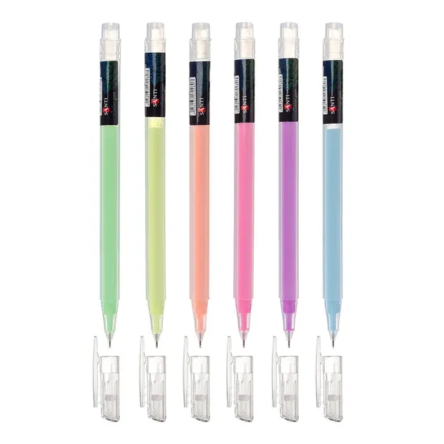 Ручка гелева "Santi" 6 кольорів, 420365, шт Київ - фото 1