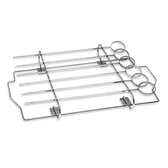 Набор шампуров с подставкой SANTOS, 6 шт, подставка, нержавеющая сталь 897597 Код: 011020 Ровно
