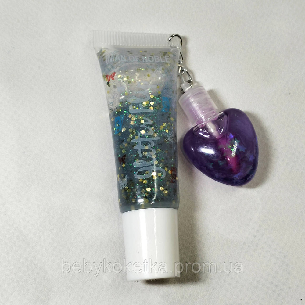 Дитячий блиск для губ у тюбику гліттерний Iman of Noble Зелений Львів - фото 1