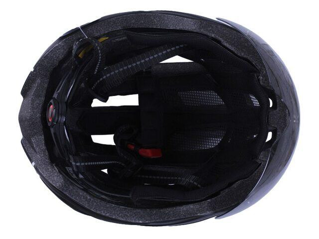 Шолом велосипедний GTS-H-090 з габаритним ліхтарем, окулярами (чорний із сірим, size L) Мукачево - фото 4