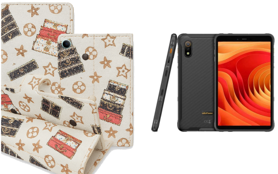 Книга-трансформер для планшета Ulefone Armor Pad Lite, цвет Black Lyi White Киев