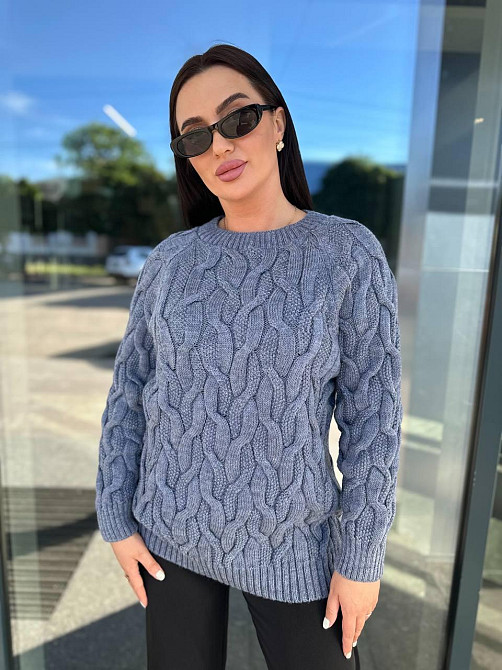 Модный женский свитер косами..44-60р Киев - изображение 3