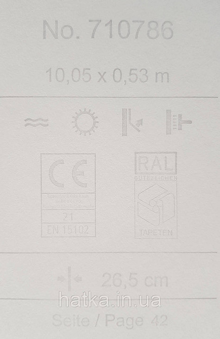 Шпалери флізелінові еко Rasch Sophia 0.53х10 прованс рослинний принт квіти листя маленькі біло-сірі Київ - фото 4