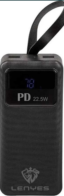 Повербанк: LENYES RX521D Power Bank 4 USB зі швидким заряджанням 50000mAh. Київ - фото 1