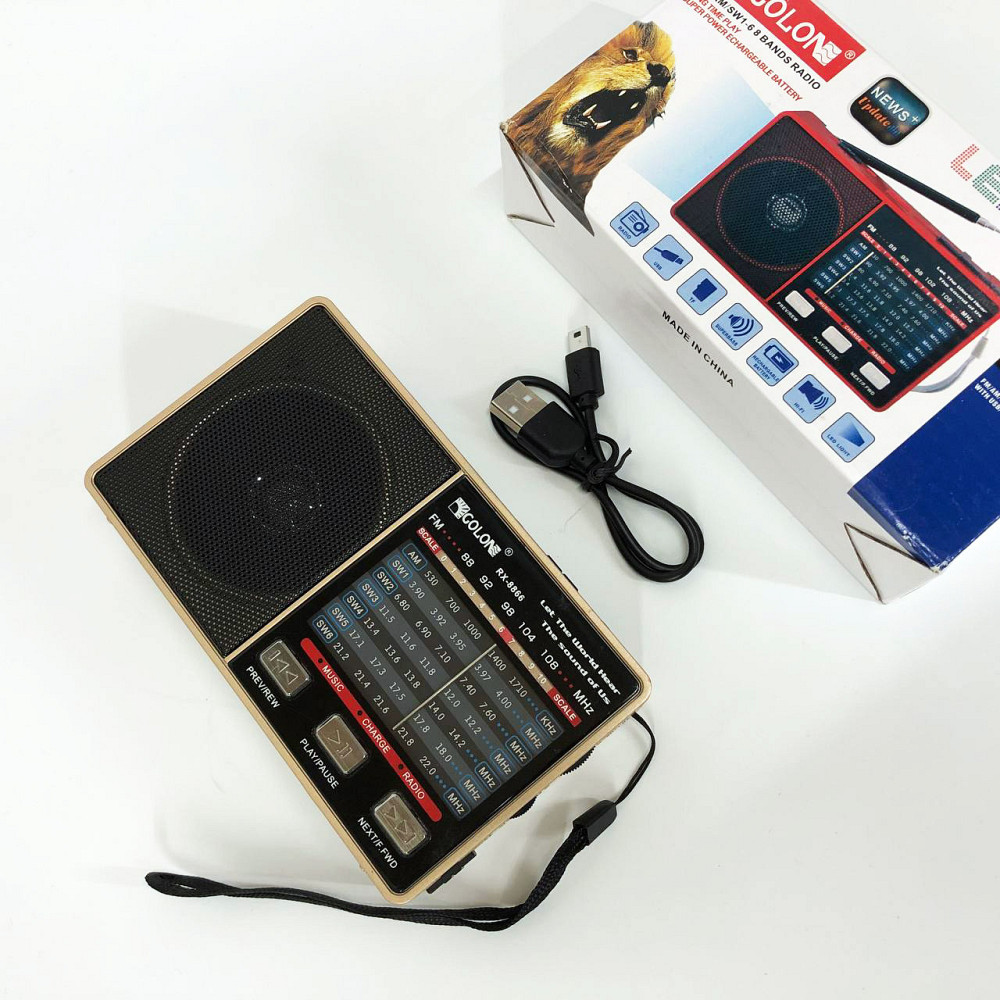 Стаціонарний радіоприймач GOLON RX-8866, Радіоприймачі фм, Радіоприймач ретро XA-971 AM FM Київ - фото 5