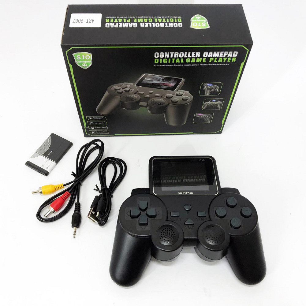 Портативна консоль з встановленими 1000 ігор S10, Консоль ігрова підключення SB-910 до телевізора Київ - фото 3