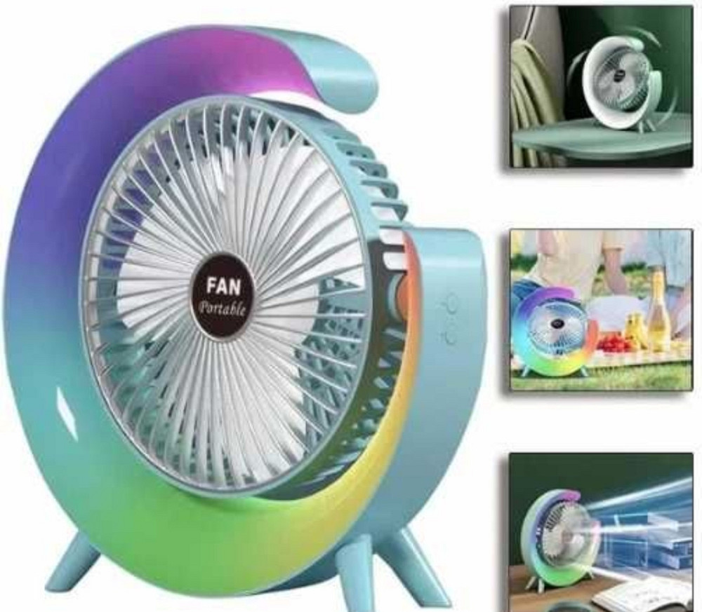 ВЕНТИЛЯТОР с подсветкой G-Вентилятор Ночник от USB с подсветкой. Харьков - изображение 3