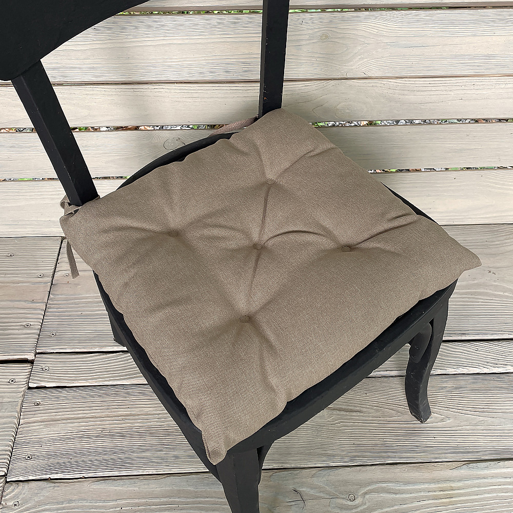 Подушка для стільців (38x38х5 см) Decorator Sawana колір бежевий 84-034 Київ - фото 1