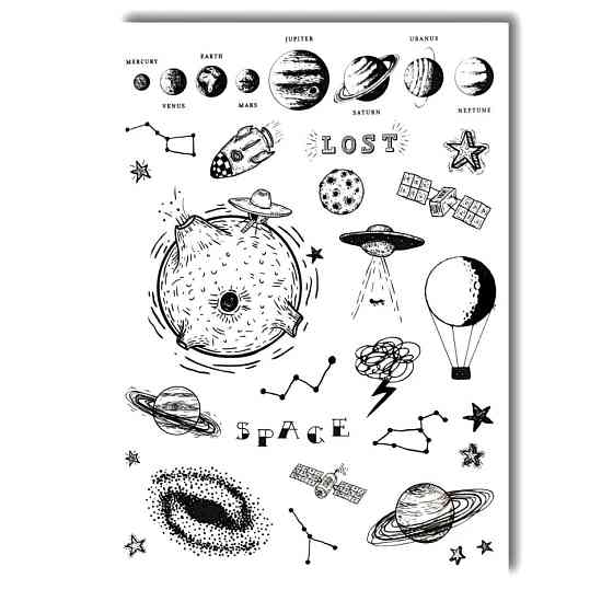 Набор временных татуировок 