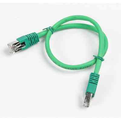 Патч-корд 0.5м S/FTP Cat 6A CU LSZH green Cablexpert (PP6A-LSZHCU-G-0.5M) Винница