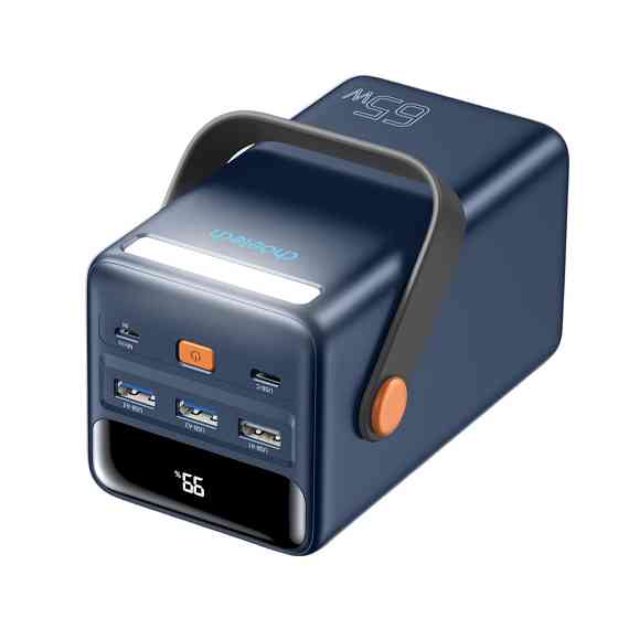Повербанк 50000mAh Choetech B664 Deep Blue 65W PPS QC3.0 PD3.0 LED-ліхтар (43-00119) Киев