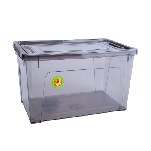 Контейнер 3,5л 24*16*14см коричневий прозорий/какао Smart Box Алеана Житомир