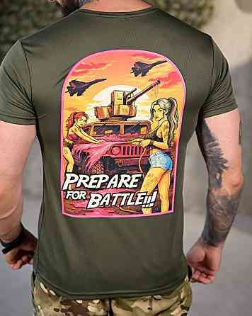 Тактична потовідвідна футболка battle oliva ПП4650 Одеса