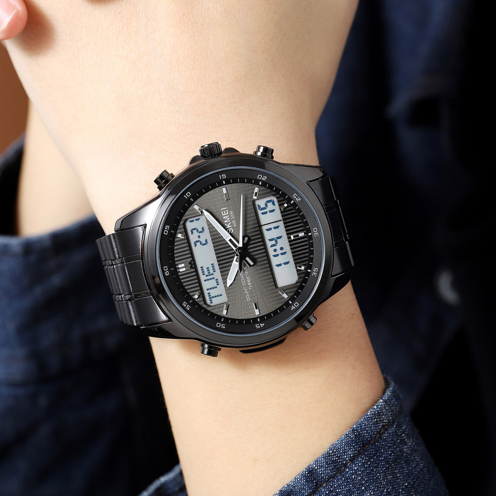 Skmei 2049BKWT Black-White SBR Киев - изображение 4