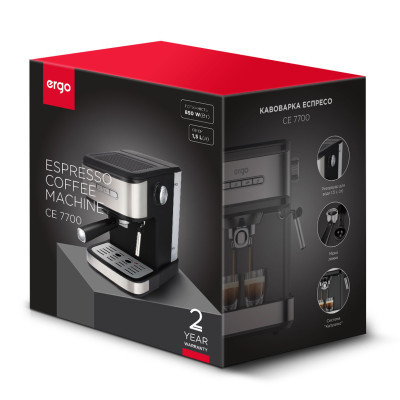 Ріжкова кавоварка еспресо Ergo CE 7700 (CE7700) Вінниця - фото 7