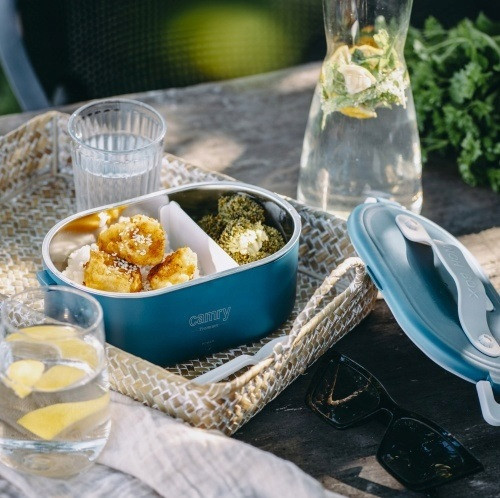 Контейнер ланч-бокс 800 мл для еды с подогревом + сумка Camry CR (4517) Нововолынск - изображение 10