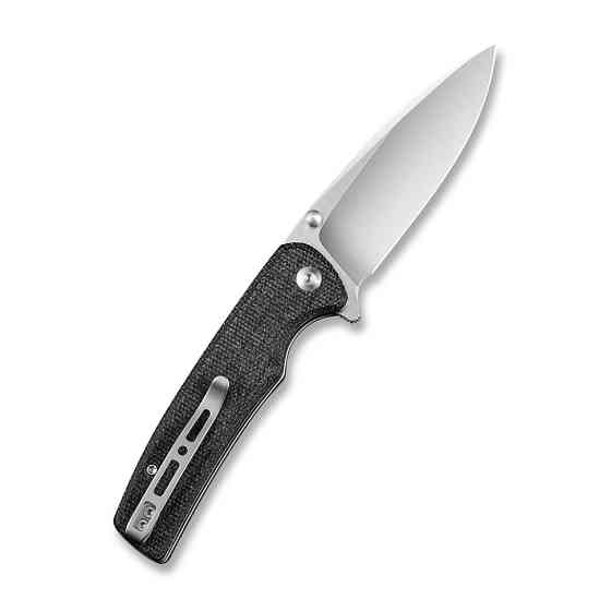 Ніж складаний туристичний Sencut Sachse, (8.8 см) 9Cr18MoV / Micarta чорний Київ