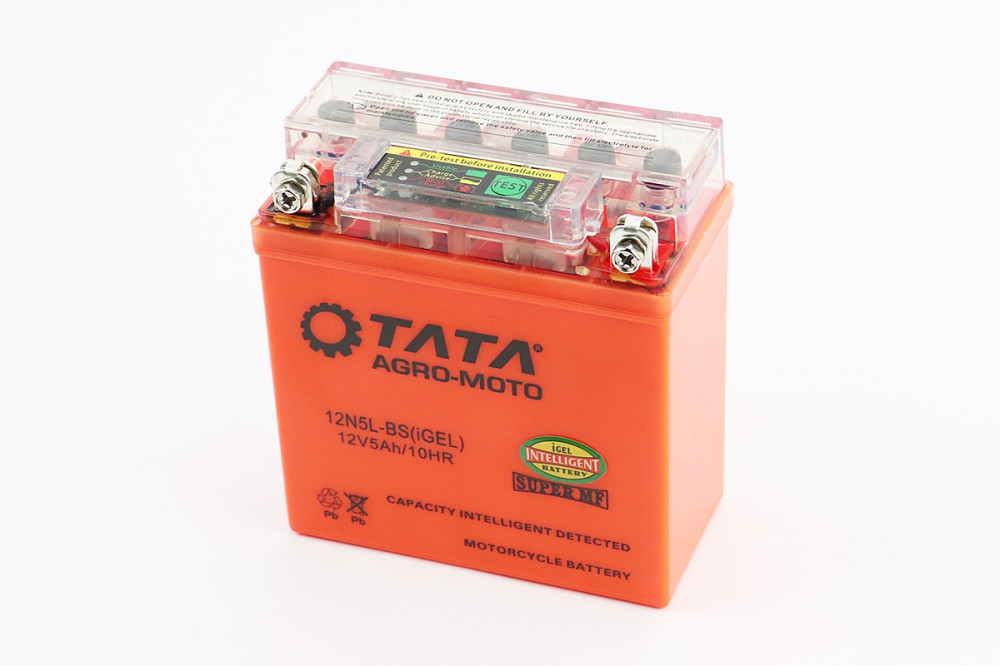 Акумулятор 12V5Ah 12N5L-BS GEL (L120*W60*H130mm) "Active", з індикатором Київ - фото 1