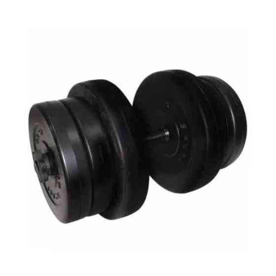 Гантель наборная композитная в пластиковой оболочке Rock pro 20,5 кг NE-PL-G-020 Винница