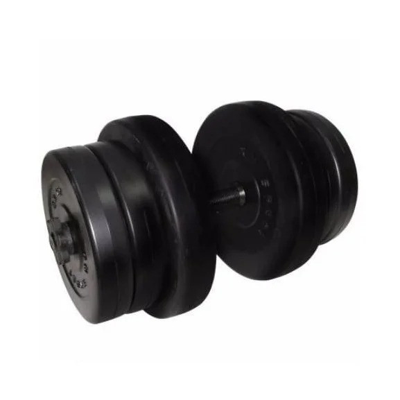 Гантель наборная композитная в пластиковой оболочке Rock pro 20,5 кг NE-PL-G-020 Винница - изображение 1