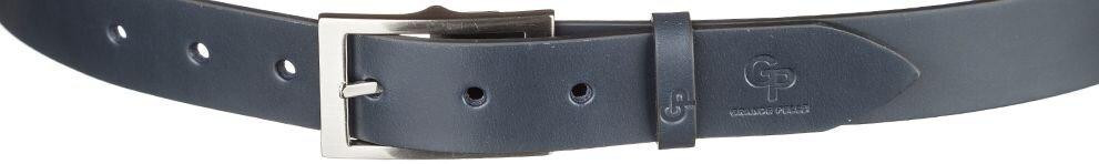 Ремень мужской кожаный Синий (GRANDE PELLE) Киев - изображение 6