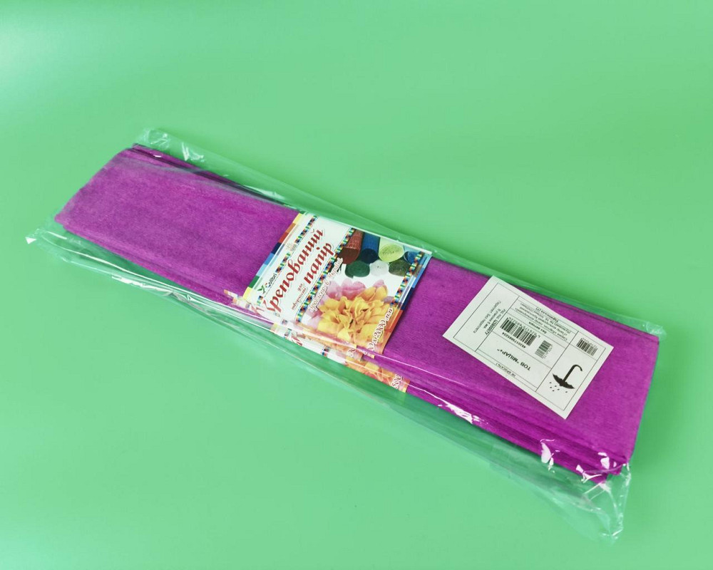 Бумага креповая (гофрированая) сиреневая (1 пачка) Харьков - изображение 2