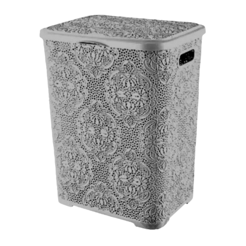 Кошик для білизни 60л 42,5*37*56,3см сірий Lace ELIF Житомир