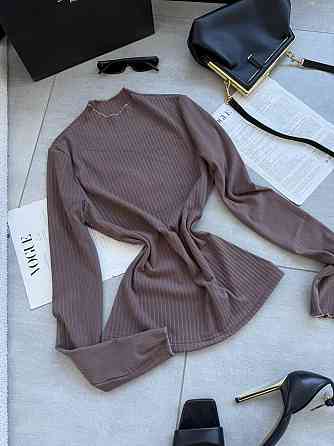 Жіночий теплий базовий гольф з ангори рубчик Моко, 48/52 Одеса