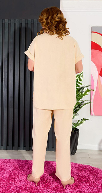 Літній брючний костюм із вишивкою Київ - фото 5