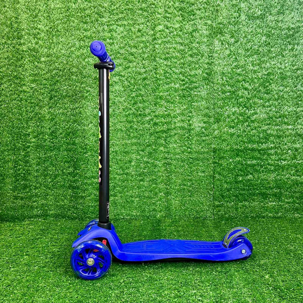 Самокат триколісний iTrike MAXI з підсвічуванням коліс Синій (JR 3-003-DBL) Чернігів - фото 6