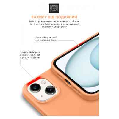 Чохол до мобільного телефона Armorstandart ICON2 MagSafe Apple iPhone 15 Plus Orange Sorbet (ARM72740) Вінниця