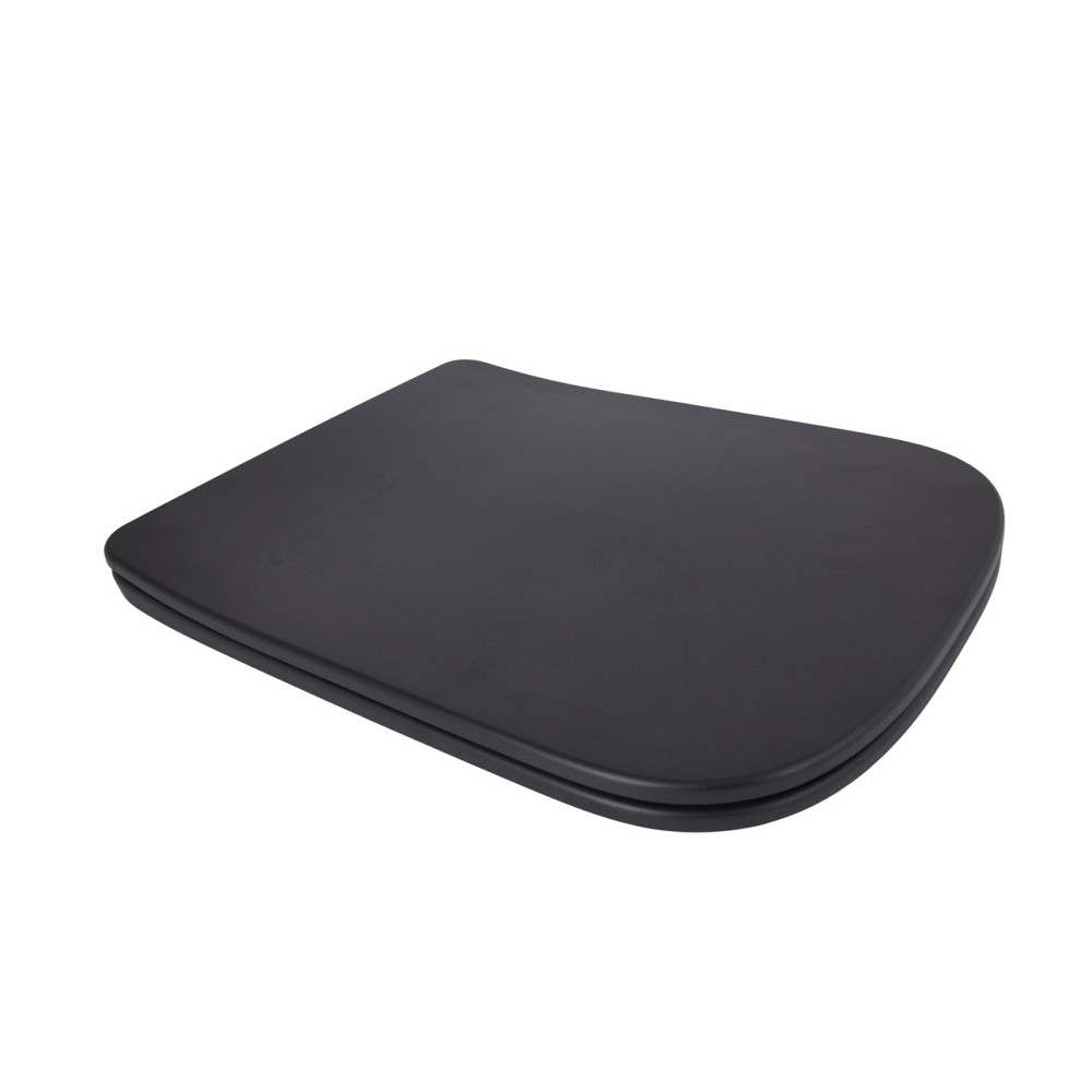 Qtap Сиденье для унитаза (Tern 490) 435x344x50 мм, Matt Black, с микролифтом, Slim Duroplast, Quick Release QTSC179MB47354 Киев - изображение 6