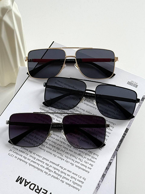 Окуляри унісекс Prada  з металевою оправою на середнє обличчя 🔥 Київ - фото 10