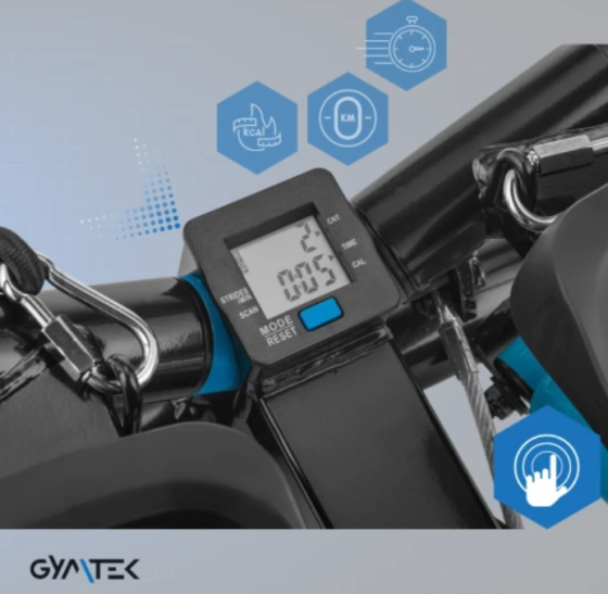 Степпер з рукоятками та експандерами Gymtek XST700 синій Київ