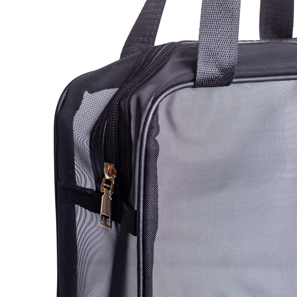 Набір прозорих жіночих косметичок для дому 3 (шт) Чорний HP-16-5K Коломия - фото 6