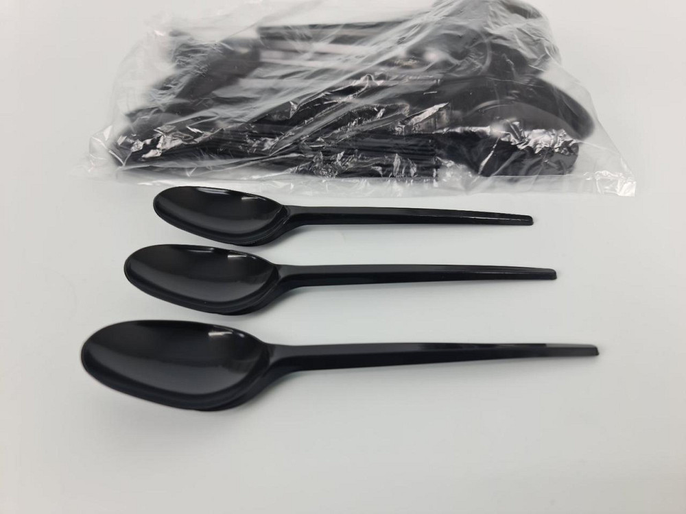 Ложка столова одноразова чорна Андрекс (100 шт.) Харків - фото 2