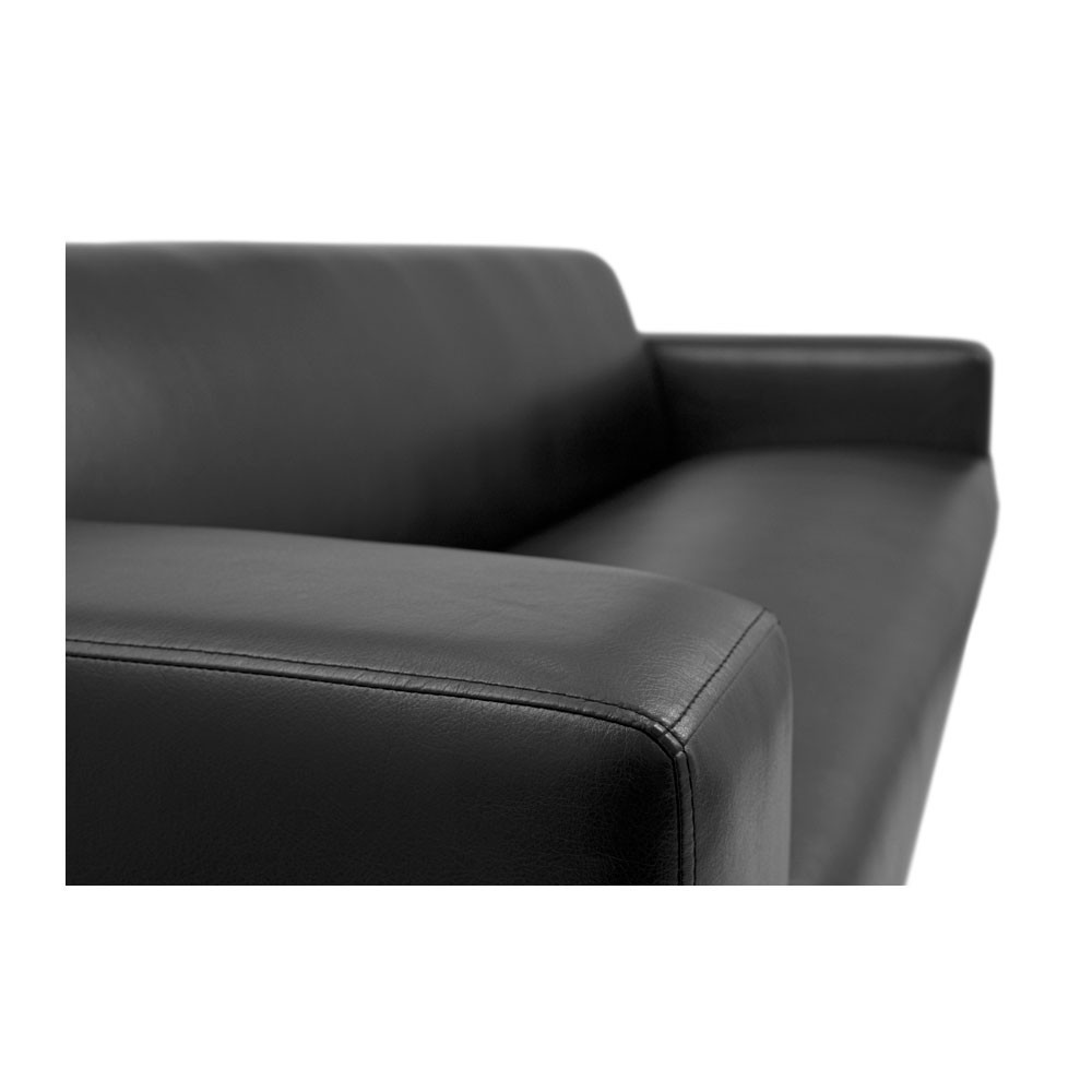 Диван Bruno Трійка 210*83*75H Екошкіра Чорний Київ - фото 6