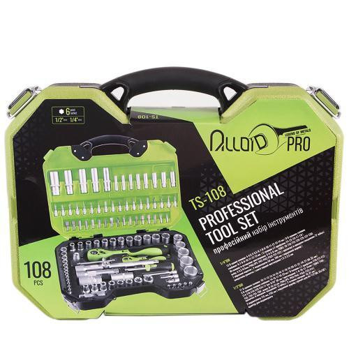 Hабір інструменту  Alloid 1/2" и 1/4" 6-гр.108 предметов (TS-108) Одеса - фото 6