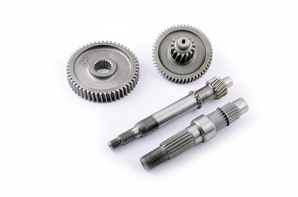 Редуктор (в сборе) скутер 4 Т китай 50 (длинный, под два амортизатора) -2 Мукачево - изображение 1