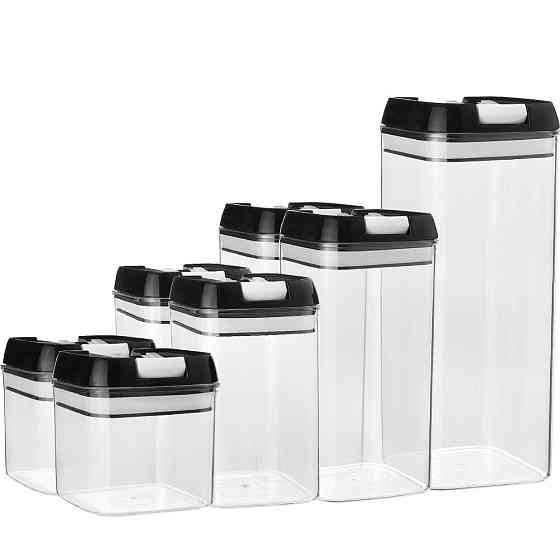 Набір контейнерів 7 шт для сипучих Food storage container / Органайзери для круп Київ