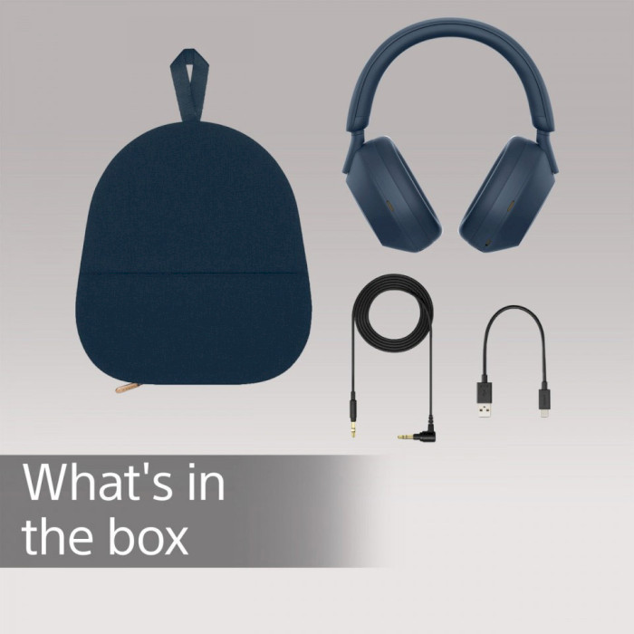 Гарнітура Sony WH-1000XM5 Midnight Blue (WH1000XM5L.CE7) ( Синій ) Харьков - изображение 5
