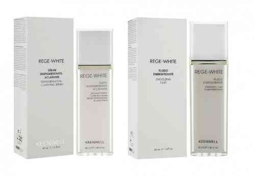 Набір Депігментувальний відновлювальний (флюїд + сироватка) Keenwell Rege White 40 мл + 40 мл Дніпро