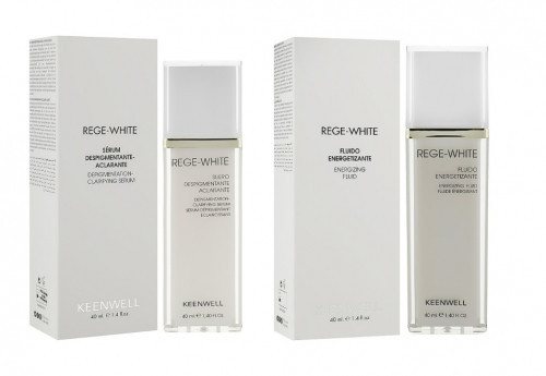 Набір Депігментувальний відновлювальний (флюїд + сироватка) Keenwell Rege White 40 мл + 40 мл Дніпро - фото 1